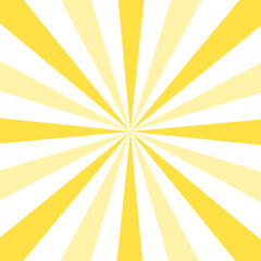 Yellow sunbeam background. Sun rays, starbust wallpaper