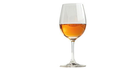 Glass of wine on a transparent background