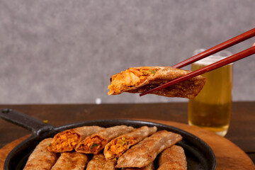 Korean Dumpling, Gyoza, Mandu, Dimsum