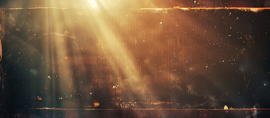 Vintage distressed old photo light leaks, film grain, dust and scratches texture overlay
