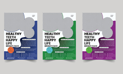 Dental medical flyer