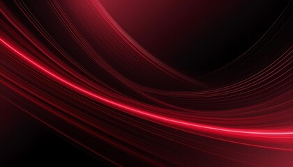 Red and black stripes with glowing light, abstract design