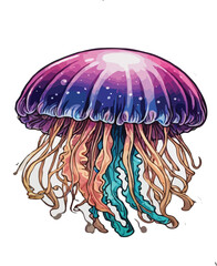 jellyfish vector © kishore chandra