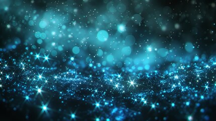 Blue Sparkle Background