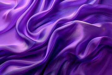 Obraz premium Exquisite purple material with smooth wavy texture