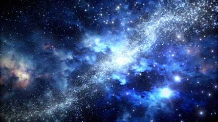 night dark space sky with stars 