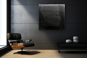 Depth in Darkness: Abstract Background with Carbon Fiber Texture