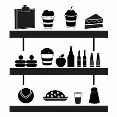 Ultimate Fast Food Silhouette Vector Package Illustrations for Quick Dining Designs