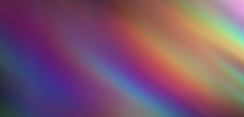 Abstract bright blurred background in iridescent holographic colors.
