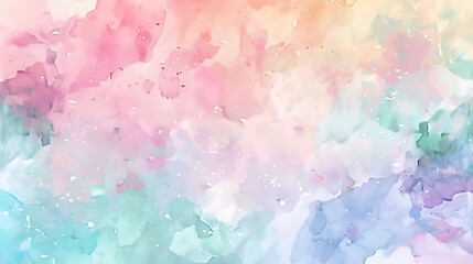 Fototapeta premium Pastel Watercolor: Soft Gradient Abstract Background