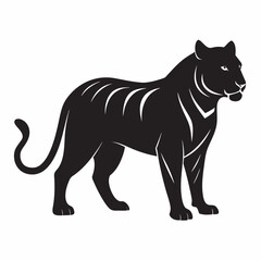 illustration of a panther