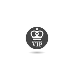 VIP badge icon with shadow