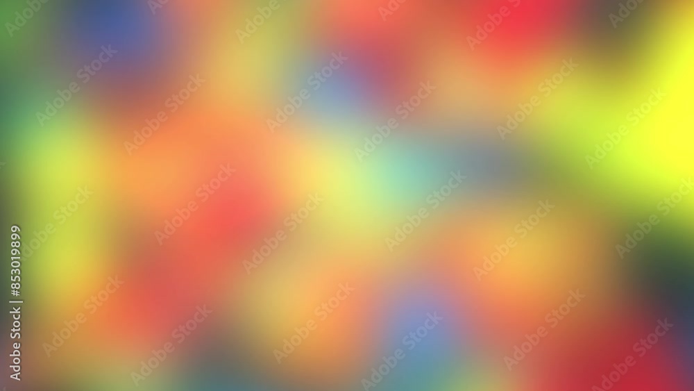Wall mural colors gradient blending smooth seamless transition abstract motion background. color blend moving a