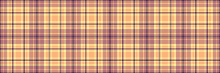 Britain textile texture seamless, merry christmas pattern background vector. Geometry check plaid tartan fabric in red and orange colors.