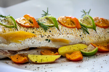 Wonderful Brazilian freshwater fish  or Salminus maxillosus known as dourado, the king of the river