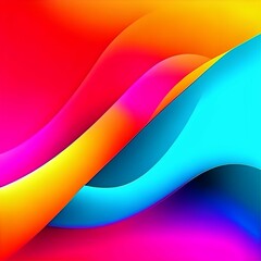 abstract colorful wave background