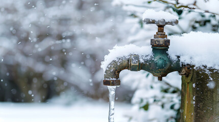 During winter maintenance work, it is worth remembering to clear snow from external taps to avoid frost damage.