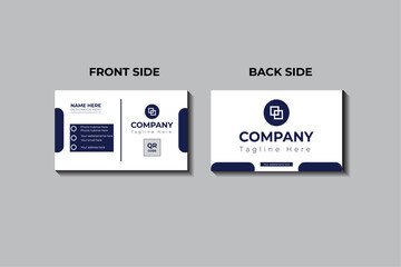Fototapeta premium Modern and simple Business Card Template For company Corporate Style, Creative And Simple business card design