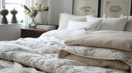 A luxury bedding line that incorporates subtle herbal scents into its products, promoting relaxation and sleep