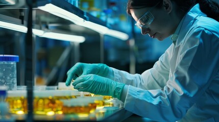 A documentary filmmaker interviewing researchers working on the next generation of antibiotics, focusing on the race against antibiotic resistance