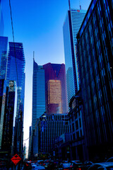 都市の夕焼け（カナダ・トロント）