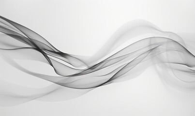 Obraz premium Abstract lines intertwining and crossing on a white background