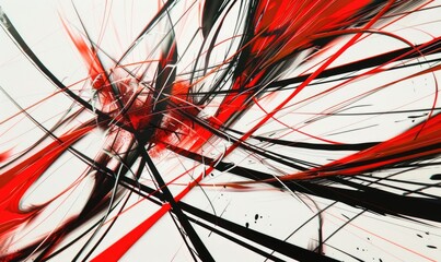 Abstract background with curving lines crossing over each other