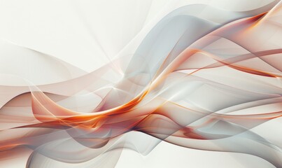 Flowing, intertwining lines on a white canvas