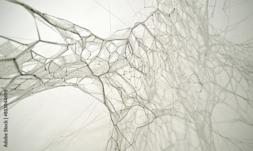Poster abstract monochrome background with lines and curves