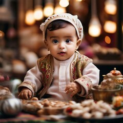 ''Baby cook food for EID.''