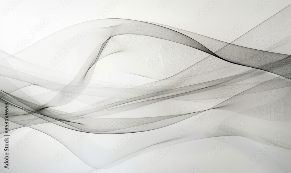 Poster crisscrossing lines forming a delicate web on a white backdrop, abstract background