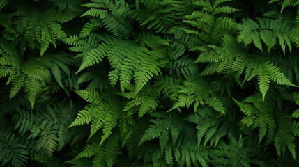 Fototapeta premium Green Fern Leaves, Texture Background Abstract Image Pattern, For Wallpaper, Background, Cover and Screen of Cell Phone, Smartphone, Computer, Laptop, Format 9:16 and 16:9 - PNG