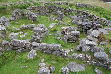 Historische Wheelhouse auf Grimsey, Äußere Hebriden © Hans-Martin Goede