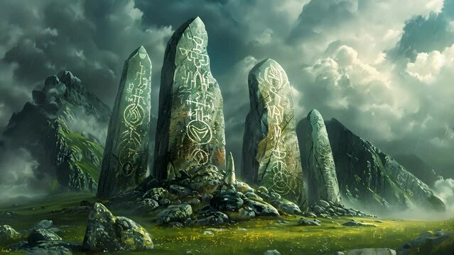 Legend has it that anyone who can decipher the hidden messages carved into the stones will gain ultimate knowledge and power.