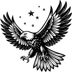 paint-a-majestic-eagle-soaring-through-the-sky