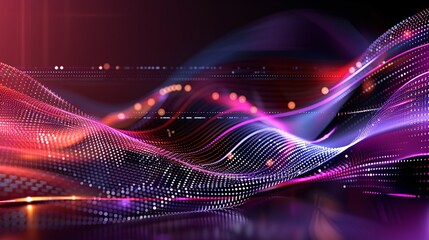 abstract high-tech background in purple colors, technology wallpaper design