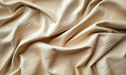 Naklejka premium Abstract background of faux beige leather texture 