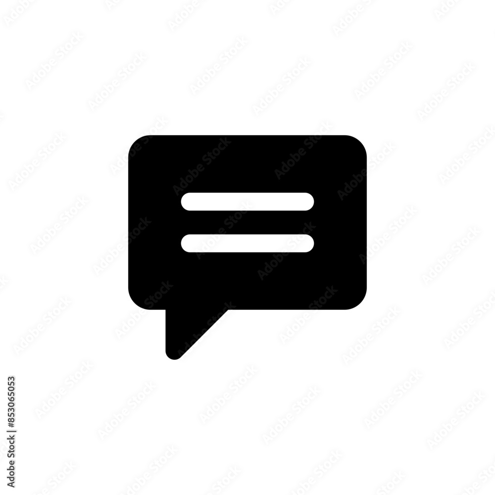 Poster comment icon speech bubble symbol Chat message icons - talk message Bubble chat icon. web vector icon	