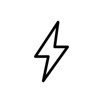 recommend clip art: thunder bolt flash icon, flash lightning bolt icon - Electric power icon symbol - Power energy icon sign in filled, thin, line, outline and stroke style for apps and website