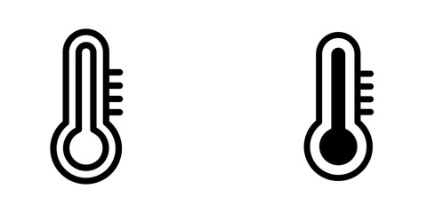 Illustration Vector graphic of thermometer icon