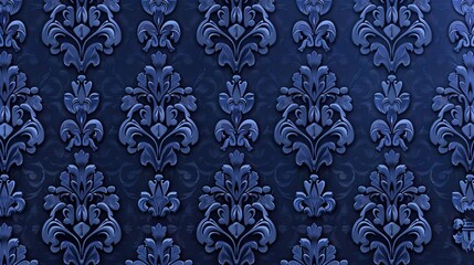 Nightblue pattern wallpaper
