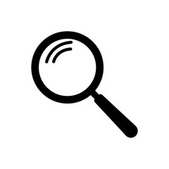 Search icon.Magnifying sign,loupe icon isolated on white background.Vector illustration