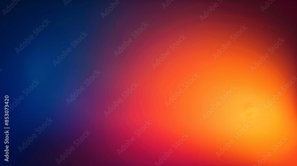 Canvas Prints orange and indigo gradient background. powerpoint and business background