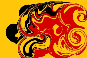 Colorful swirl waves abstract pattern background for PC wallpaper and aesthetic wallpaper.