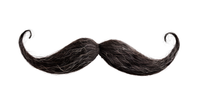 Mustache on a transparent background - Powered by Adobe