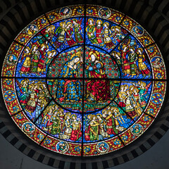 stained glass window
