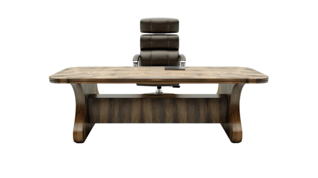 Office table on a transparent background - Powered by Adobe