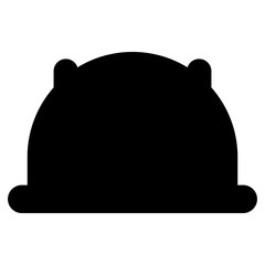 Safety helmet architecture, workers, materials, tools, and construction  icon