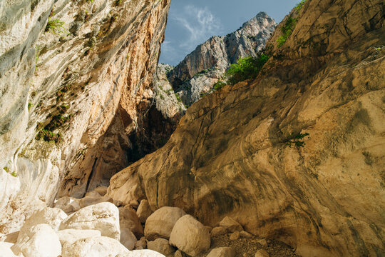 Gola di Gorropu gorge in Sardinia - The Gennargentu National Park, Province of Nuoro