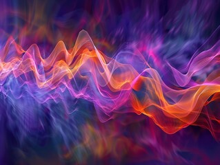 Obraz premium Vibrant Abstract Musical Composition ArtDynamic Colorful Design